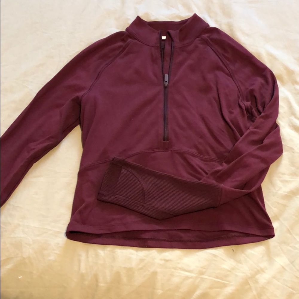 Lulu lemon cropped quarter zip